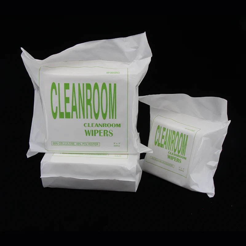 Cellulose Polyester White Cleanroom Paper Wiper